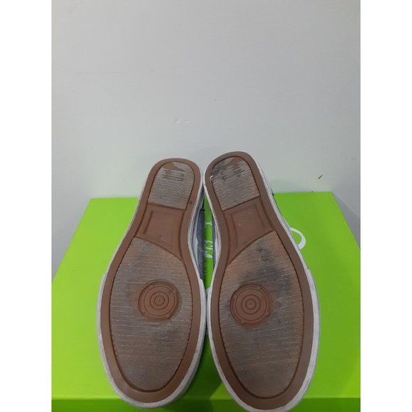 POLO Deck Vito Chambray and Leather Laceless Shoes 9.5 - Picture 4 of 12